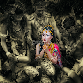 The Epic of Drupadi by Mdnoh Mnj - People Portraits of Women
