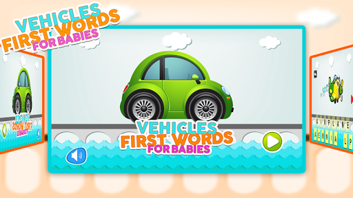 Vehicles First Word For Babies