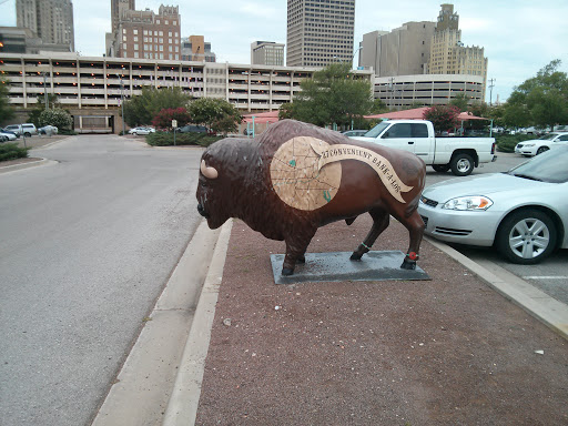 Bank of Oklahoma Buffalo Statue 