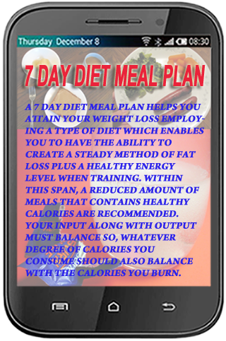 7 Day Diet Meal Plan