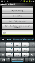 Alemannic Keyboard Plugin poster 2