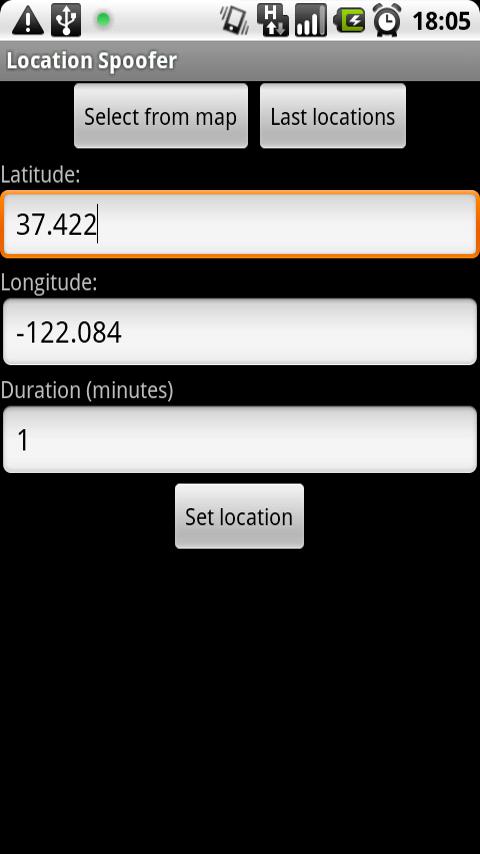 Location Spoofer Screen 3