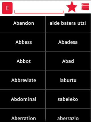 English Basque Dictionary