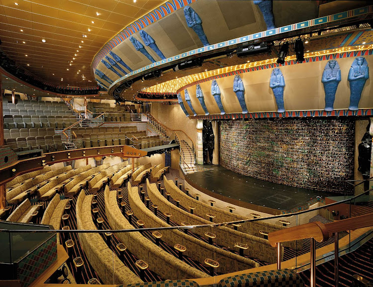 A look at the theater aboard Carnival Spirit.