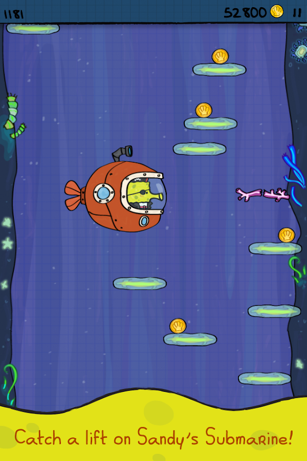 Doodle Jump SpongeBob - screenshot