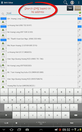 SMS Editor