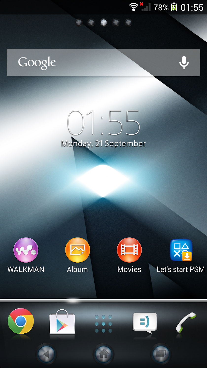 XPERIA™ Reality Theme Screen 2