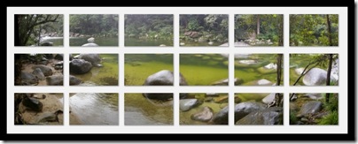 Mossman Gorge collage (my largest multi-image collage todate)