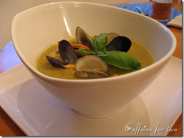 zuppa di trio di vongole e zucchini (4)