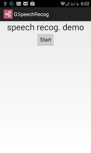 SpeechRecogDemo