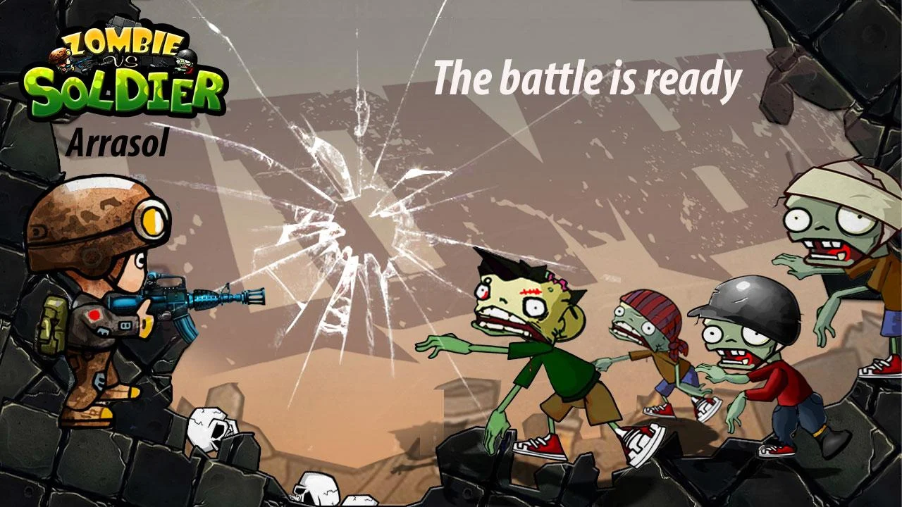 Zombies vs Soldier HD - screenshot