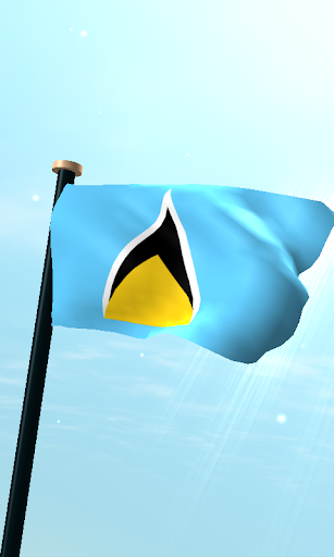 免費下載個人化APP|Saint Lucia Flag 3D Free app開箱文|APP開箱王