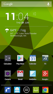 Nexus Triangles LWP - screenshot thumbnail