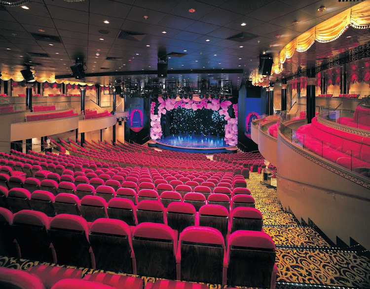 When cruising on Norwegian Star, be sure to take in one of the shows in the Stardust Theater.
