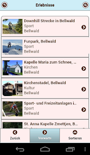 Bellwald alpmove Reiseführer Screenshots 1