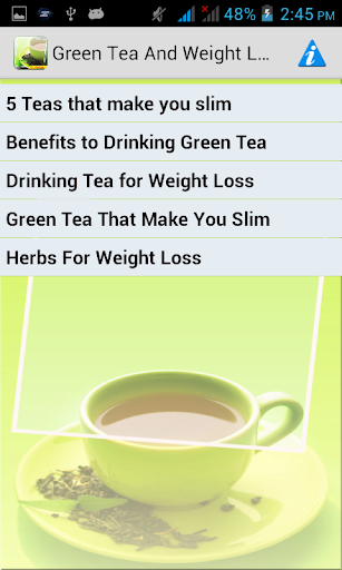 Green Tea Weight Loss