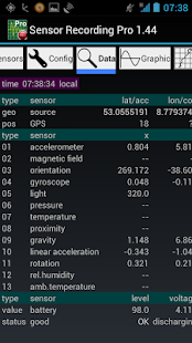 Free Sensor Recording Lite APK for Android