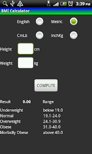 BMI Calculator