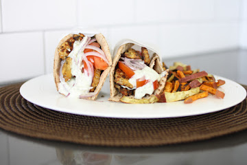 Healthy Vegan Gyros with Tempeh