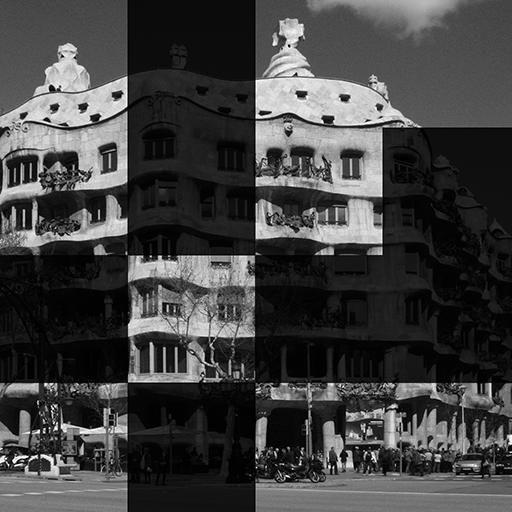 La Pedrera, Barcelona. Puzzle LOGO-APP點子