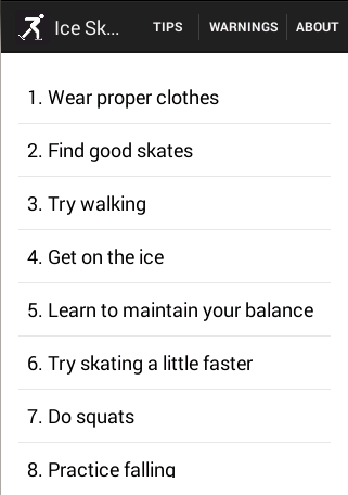 Ice Skating Tips