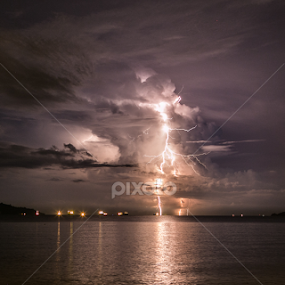 Thunder Rage by Rustam Razali - Landscapes Weather