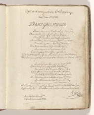 Gedicht op het zwaard waarmee Johan van Oldenbarnevelt in 1619 zou zijn onthoofd