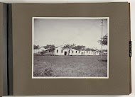 Padiegoedang met loode dorschmachine