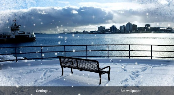 Winter Scenery LWP Screenshots 9