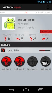 Runtastic Squats PRO - screenshot thumbnail