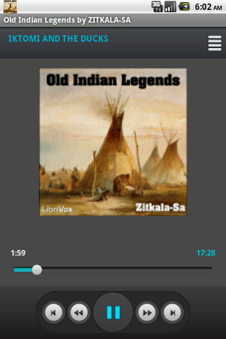 Audio Book: Old Indian Legends