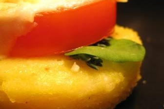 Individual Fresh Polenta Parmesan