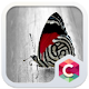 Red Butterfly C Launcher Theme APK