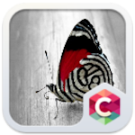 Red Butterfly C Launcher Theme Apk