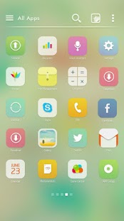 How to get Watercolour GO Launcher Theme patch 1.0 apk for bluestacks