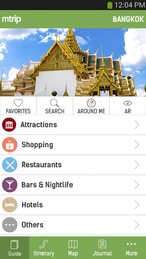 Android application Bangkok Travel Guide – mTrip screenshort