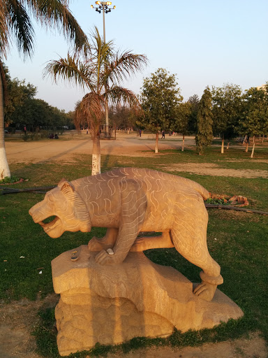 Lion In Tau Devi Lal Park