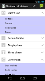 Electrical Calc & Formulas poster 1