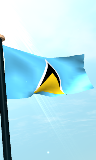 免費下載個人化APP|Saint Lucia Flag 3D Free app開箱文|APP開箱王