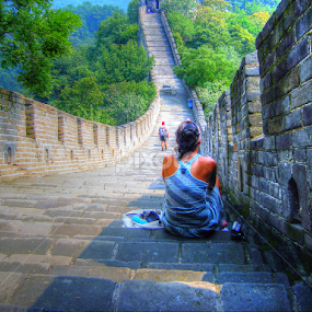 Great Wall of China by Bepina Spužvasta - Buildings & Architecture Public & Historical