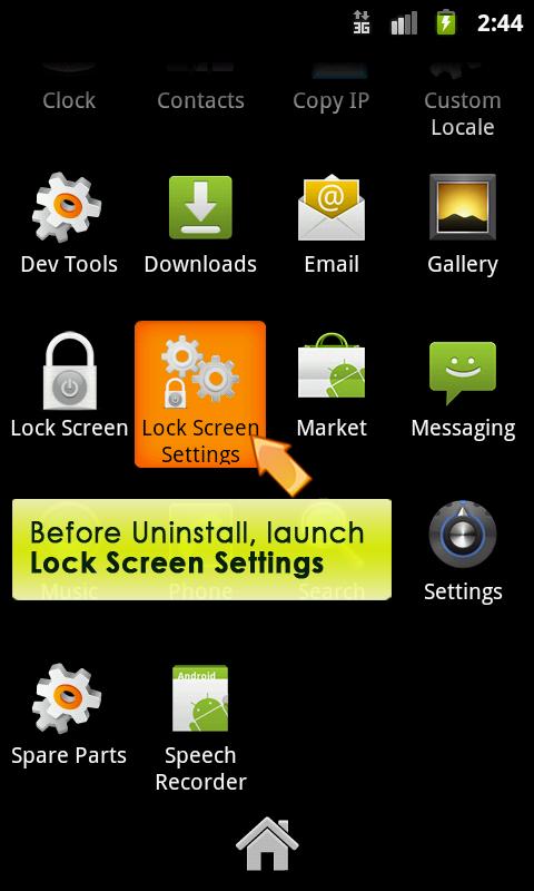 Lock Screen App - screenshot