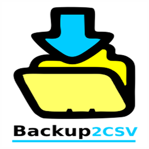 Backup2CSV Free Backup To CSV.apk 4.1