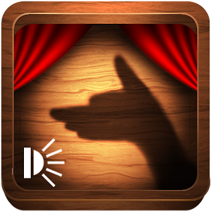 Hand shadow puppets logo