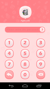 Free Download AppLock Theme Pink APK for Android
