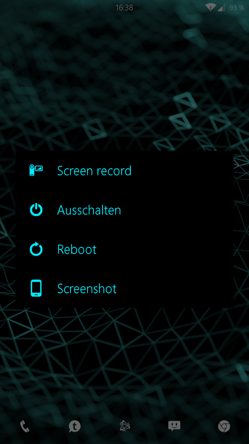 Urban cyan cm12 theme Full Screen 3