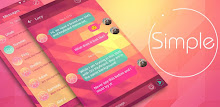 (FREE) GO SMS SIMPLE THEME APK