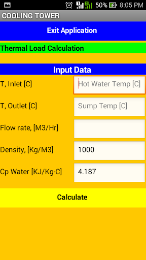 【免費生產應用App】Cooling Tower Process Calc-APP點子