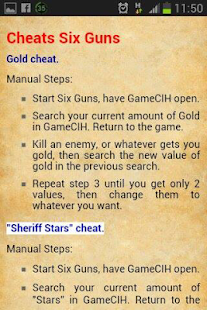Six Guns Guide - screenshot thumbnail