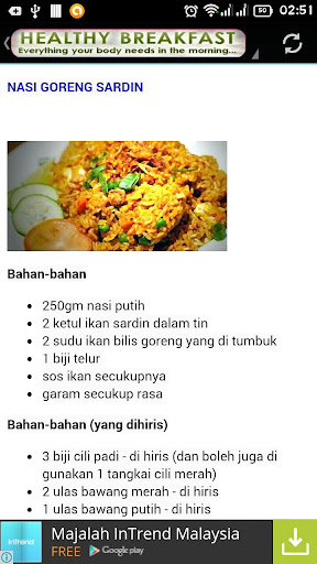 Aneka Juadah Sarapan Pagi