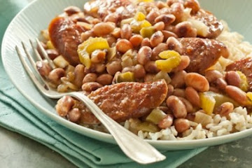 Anasazi Beans and Rice with Kielbasa